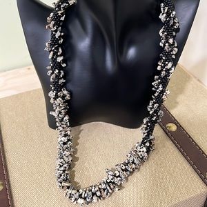 Jasper Dalmatian Natural Stone Handmade Necklace